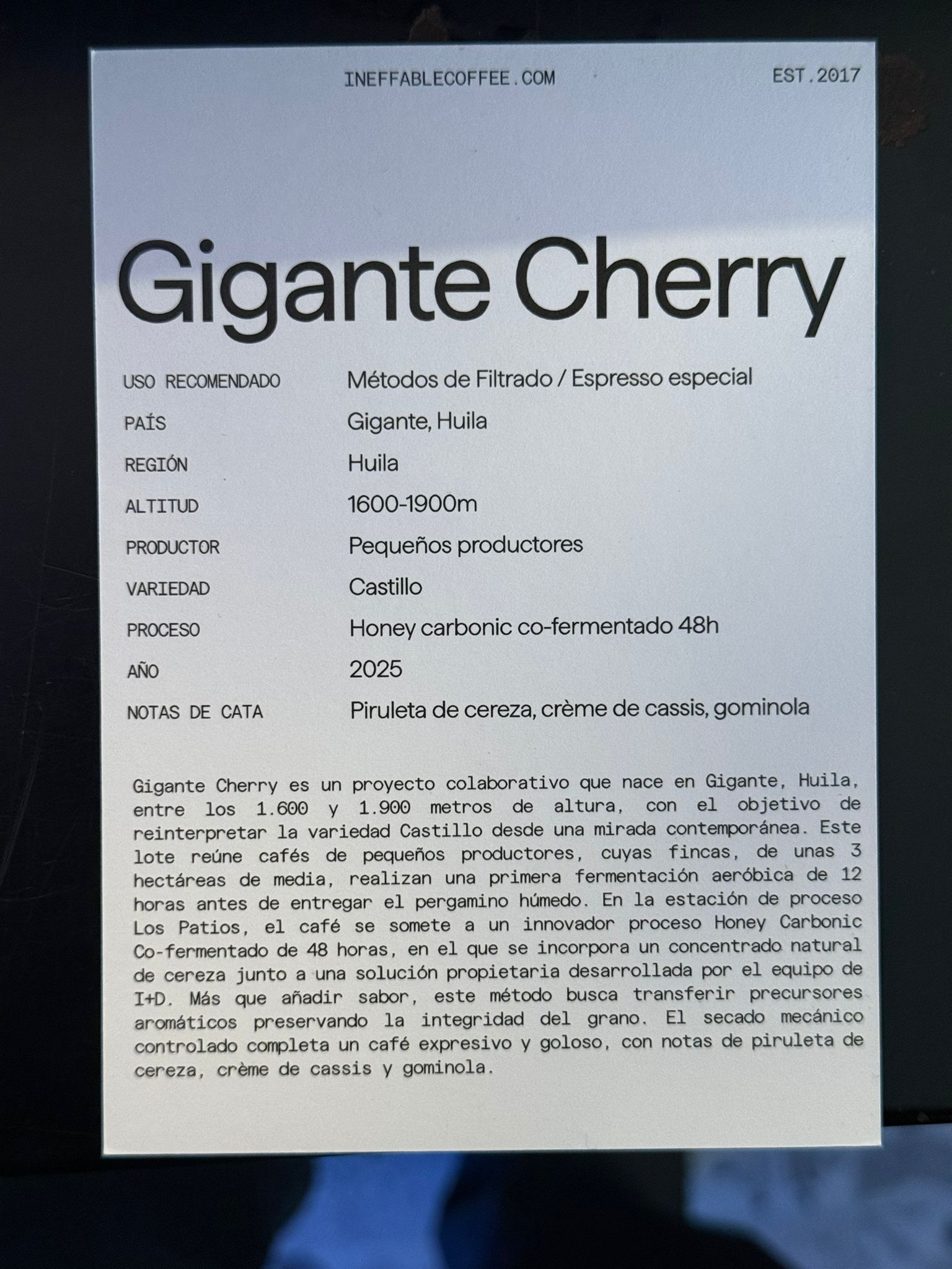 Filtro - Gigante Cherry 